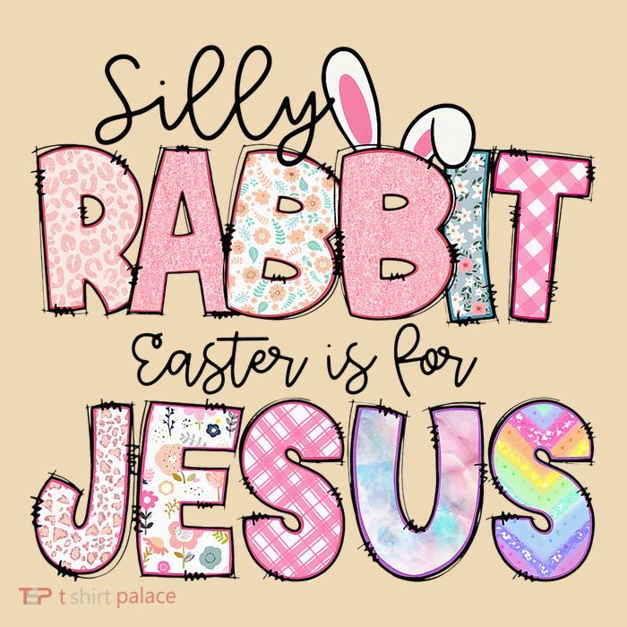 Silly Rabbit Easter Is For Jesus Funny Zip Tote Bag
