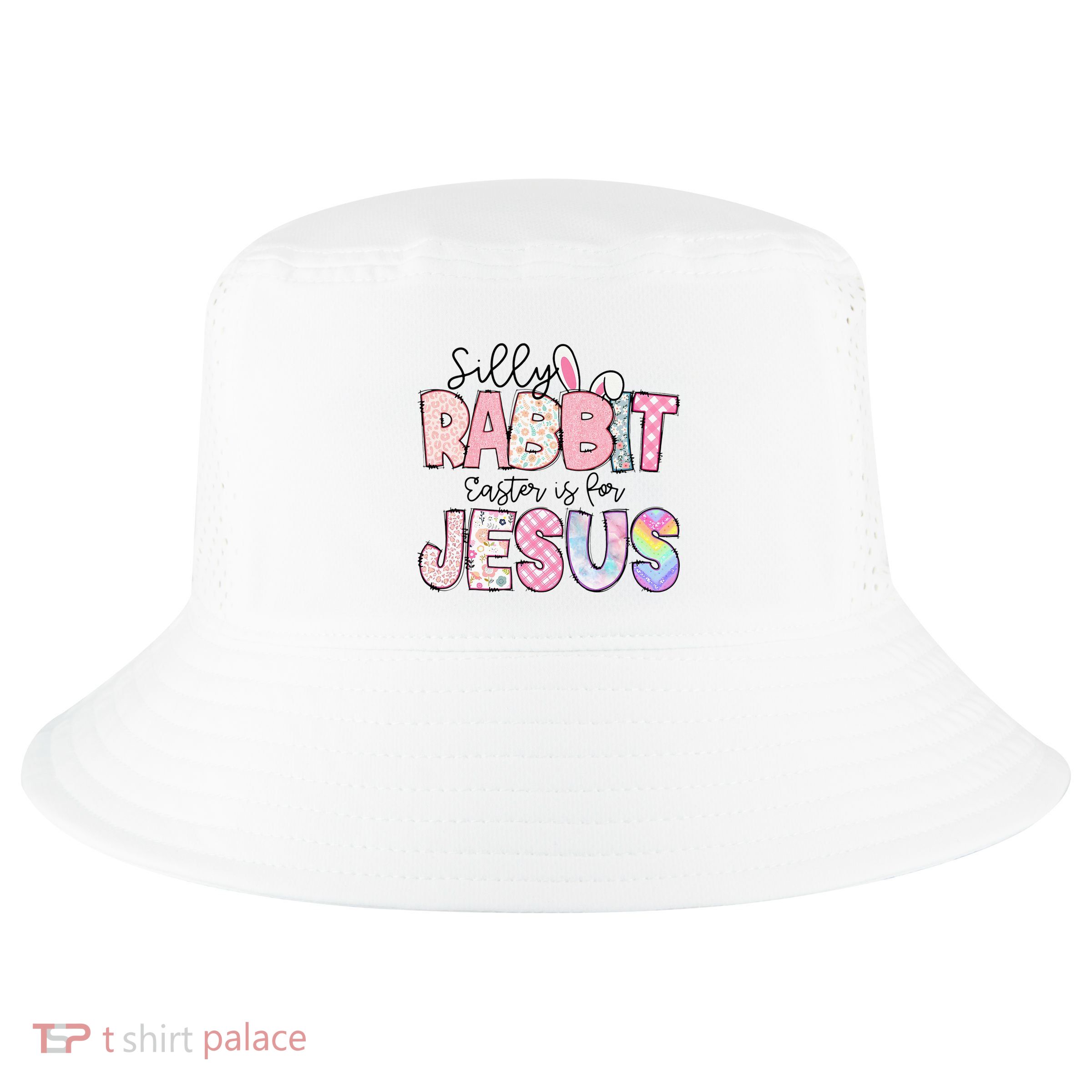 Silly Rabbit Easter Is For Jesus Funny Cool Comfort Performance Bucket Hat