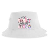 Silly Rabbit Easter Is For Jesus Funny Sustainable Bucket Hat