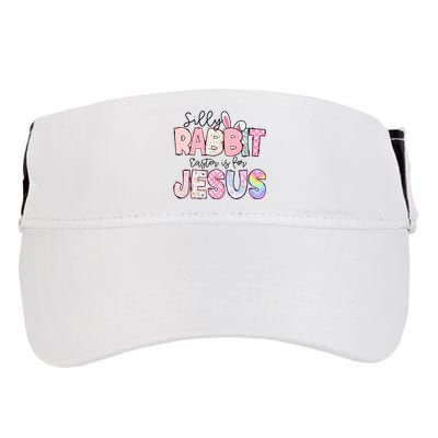 Silly Rabbit Easter Is For Jesus Funny Adult Drive Performance Visor