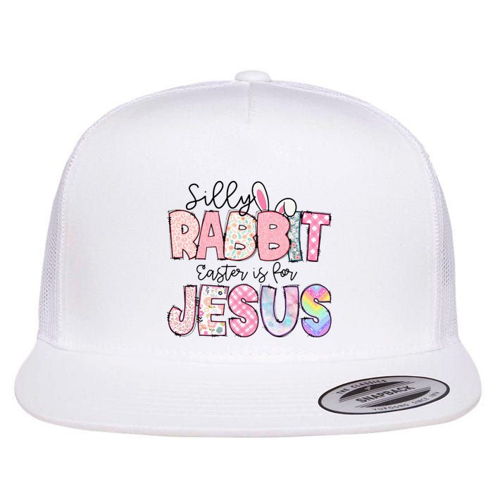 Silly Rabbit Easter Is For Jesus Funny Flatbill Hat