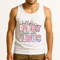 Silly Rabbit Easter Is For Jesus Funny Tank Top