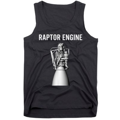 Starship Raptor Engine For Space Explorer & Rocket Scientist  Tank Top