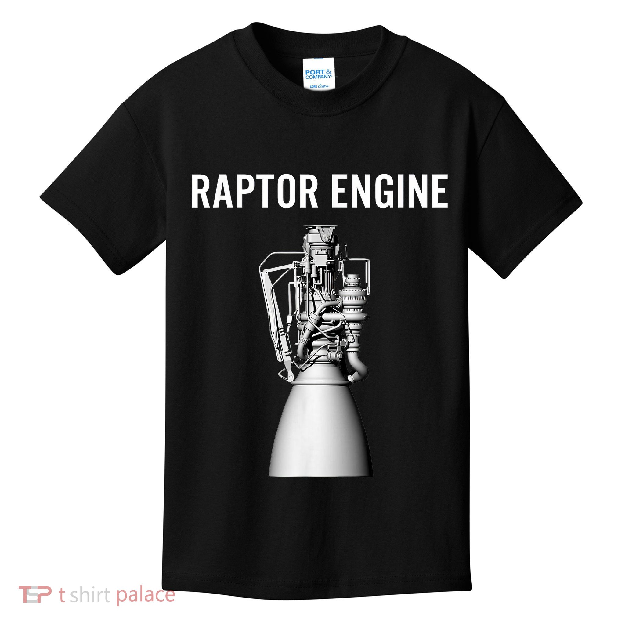 Starship Raptor Engine For Space Explorer & Rocket Scientist  Kids T-Shirt