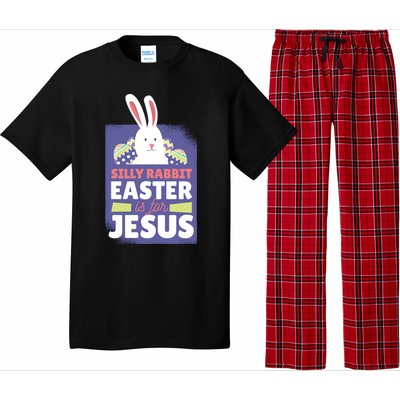 Silly Rabbit Easter Is For Jesus Funny Christian Great Gift Pajama Set