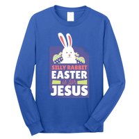 Silly Rabbit Easter Is For Jesus Funny Christian Great Gift Long Sleeve Shirt