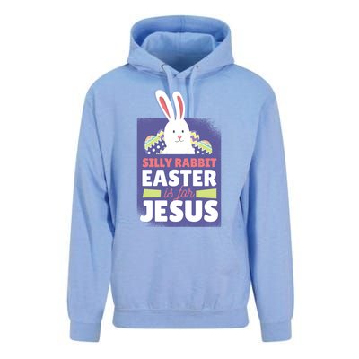 Silly Rabbit Easter Is For Jesus Funny Christian Great Gift Unisex Surf Hoodie