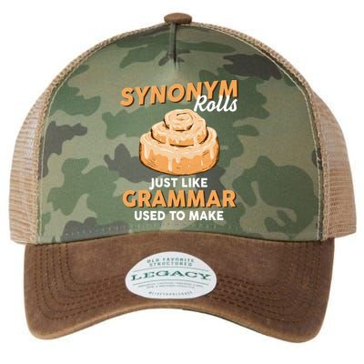Synonym Rolls English Teacher Student Grammar Pun Learner Meaningful Gift Legacy Tie Dye Trucker Hat
