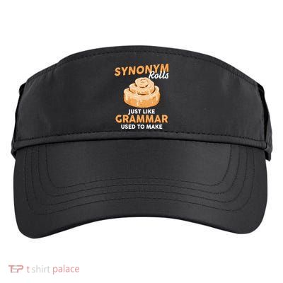 Synonym Rolls English Teacher Student Grammar Pun Learner Meaningful Gift Adult Drive Performance Visor