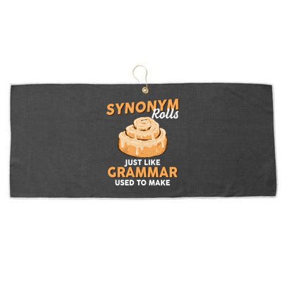 Synonym Rolls English Teacher Student Grammar Pun Learner Meaningful Gift Large Microfiber Waffle Golf Towel