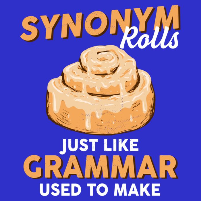 Synonym Rolls English Teacher Student Grammar Pun Learner Meaningful Gift Button