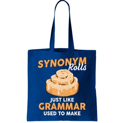 Synonym Rolls English Teacher Student Grammar Pun Learner Meaningful Gift Bag
