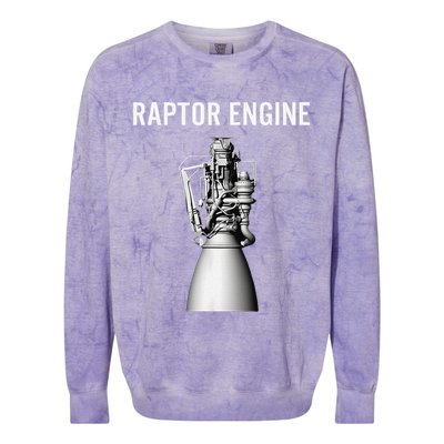 Starship Raptor Engine For Space Explorer  Rocket Scientist Colorblast Crewneck Sweatshirt