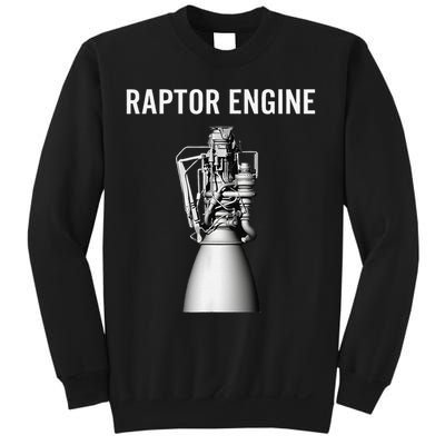 Starship Raptor Engine For Space Explorer  Rocket Scientist Sweatshirt