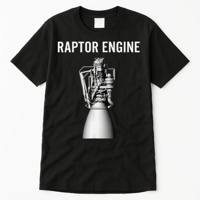 Starship Raptor Engine For Space Explorer  Rocket Scientist Tall T-Shirt