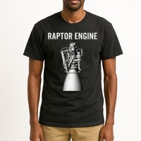 Starship Raptor Engine For Space Explorer  Rocket Scientist Tall T-Shirt