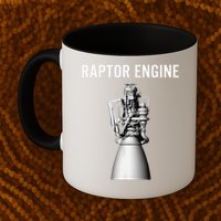 Starship Raptor Engine For Space Explorer  Rocket Scientist Mug