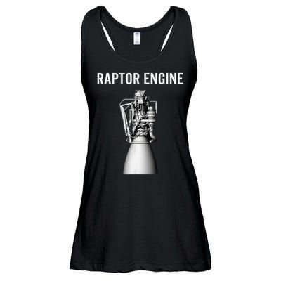 Starship Raptor Engine For Space Explorer  Rocket Scientist Ladies Essential Flowy Tank