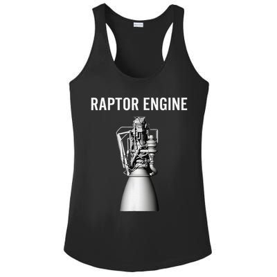 Starship Raptor Engine For Space Explorer  Rocket Scientist Ladies PosiCharge Competitor Racerback Tank