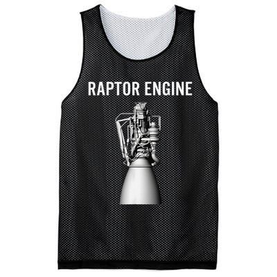 Starship Raptor Engine For Space Explorer  Rocket Scientist Mesh Reversible Basketball Jersey Tank