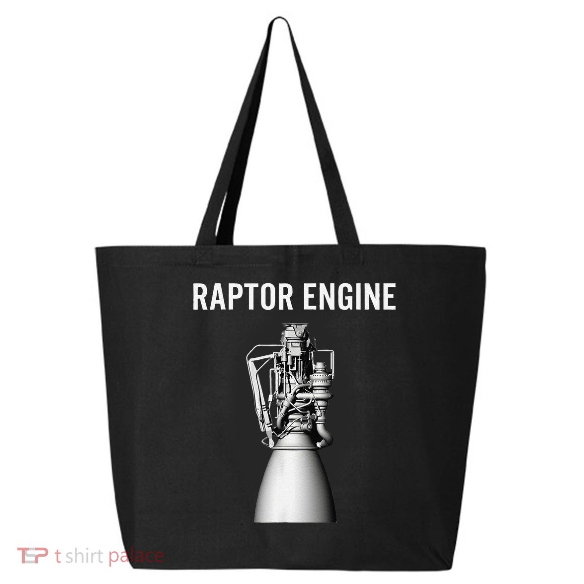 Starship Raptor Engine For Space Explorer  Rocket Scientist 25L Jumbo Tote