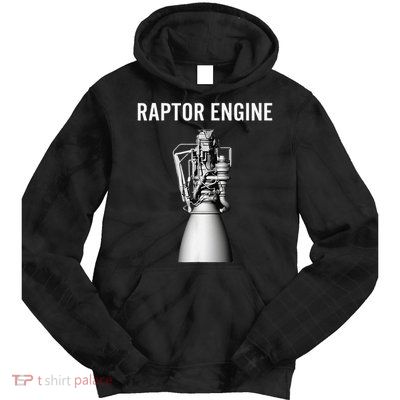 Starship Raptor Engine For Space Explorer  Rocket Scientist Tie Dye Hoodie