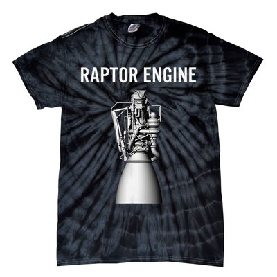 Starship Raptor Engine For Space Explorer  Rocket Scientist Tie-Dye T-Shirt