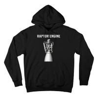Starship Raptor Engine For Space Explorer  Rocket Scientist Tall Hoodie