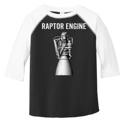 Starship Raptor Engine For Space Explorer  Rocket Scientist Toddler Fine Jersey T-Shirt