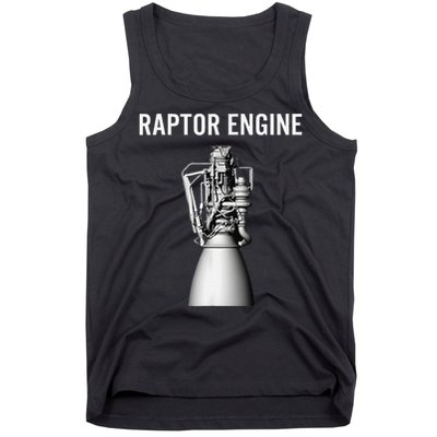Starship Raptor Engine For Space Explorer  Rocket Scientist Tank Top