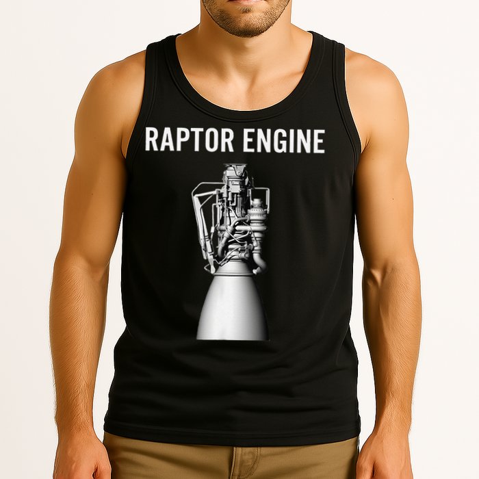 Starship Raptor Engine For Space Explorer  Rocket Scientist Tank Top