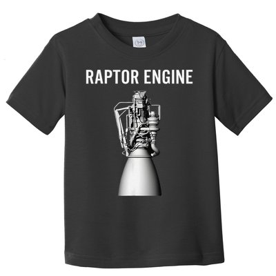 Starship Raptor Engine For Space Explorer  Rocket Scientist Toddler T-Shirt