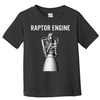 Starship Raptor Engine For Space Explorer  Rocket Scientist Toddler T-Shirt