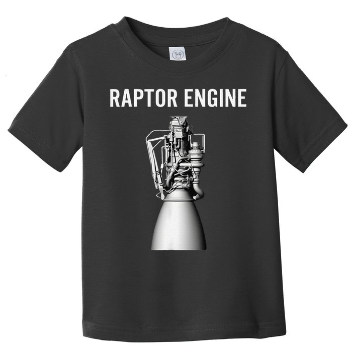 Starship Raptor Engine For Space Explorer  Rocket Scientist Toddler T-Shirt
