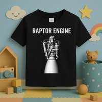 Starship Raptor Engine For Space Explorer  Rocket Scientist Toddler T-Shirt