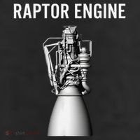 Starship Raptor Engine For Space Explorer  Rocket Scientist Microfiber Hand Towel