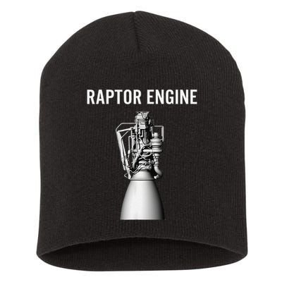 Starship Raptor Engine For Space Explorer  Rocket Scientist Short Acrylic Beanie