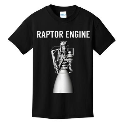Starship Raptor Engine For Space Explorer  Rocket Scientist Kids T-Shirt