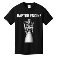 Starship Raptor Engine For Space Explorer  Rocket Scientist Kids T-Shirt