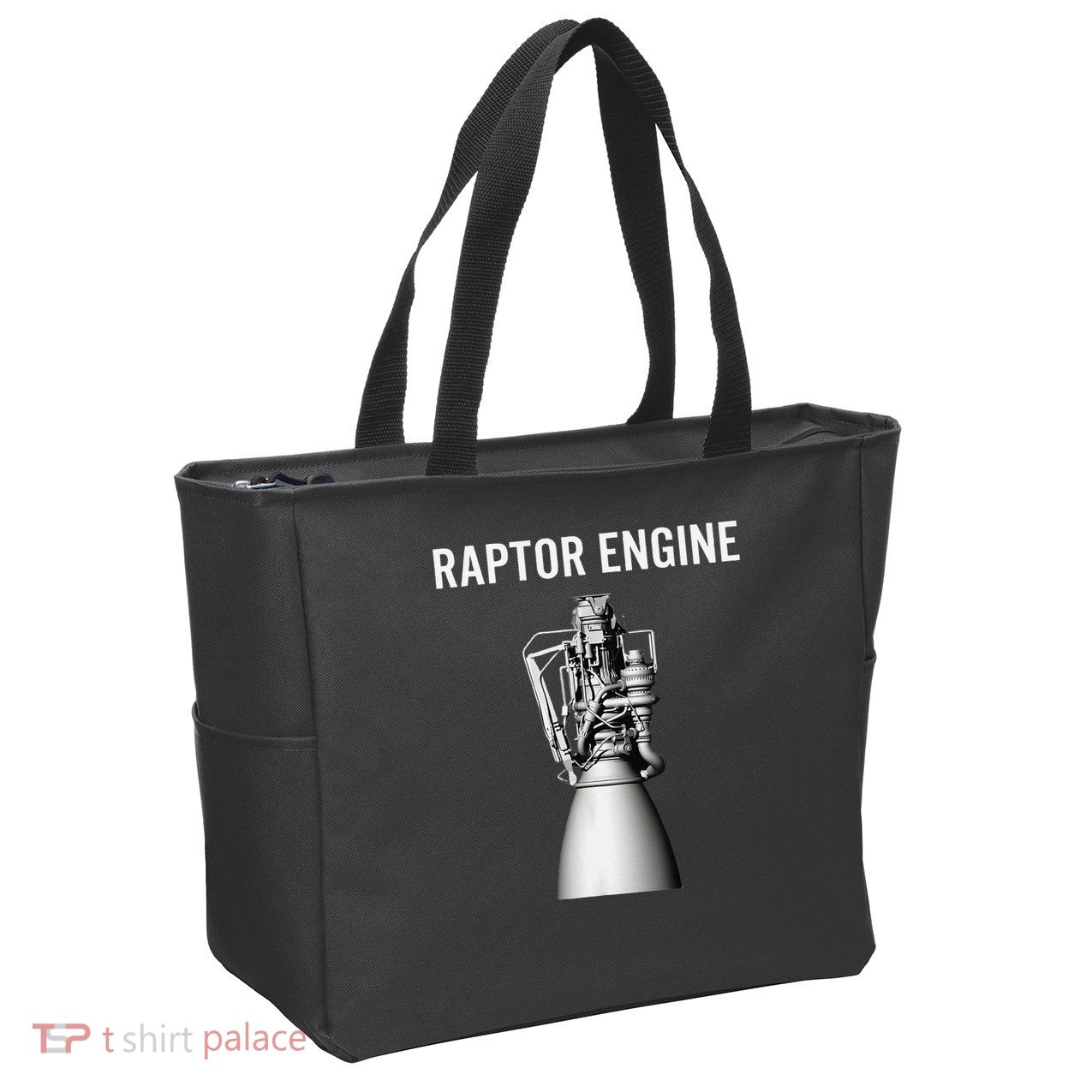 Starship Raptor Engine For Space Explorer  Rocket Scientist Zip Tote Bag