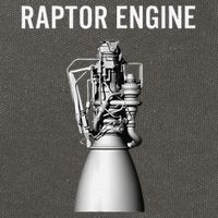 Starship Raptor Engine For Space Explorer  Rocket Scientist Cotton Canvas Backpack