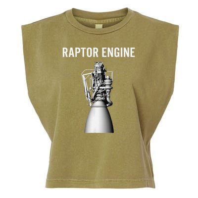 Starship Raptor Engine For Space Explorer  Rocket Scientist Garment-Dyed Women's Muscle Tee
