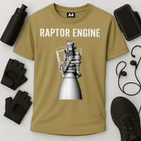 Starship Raptor Engine For Space Explorer  Rocket Scientist Performance Shirt