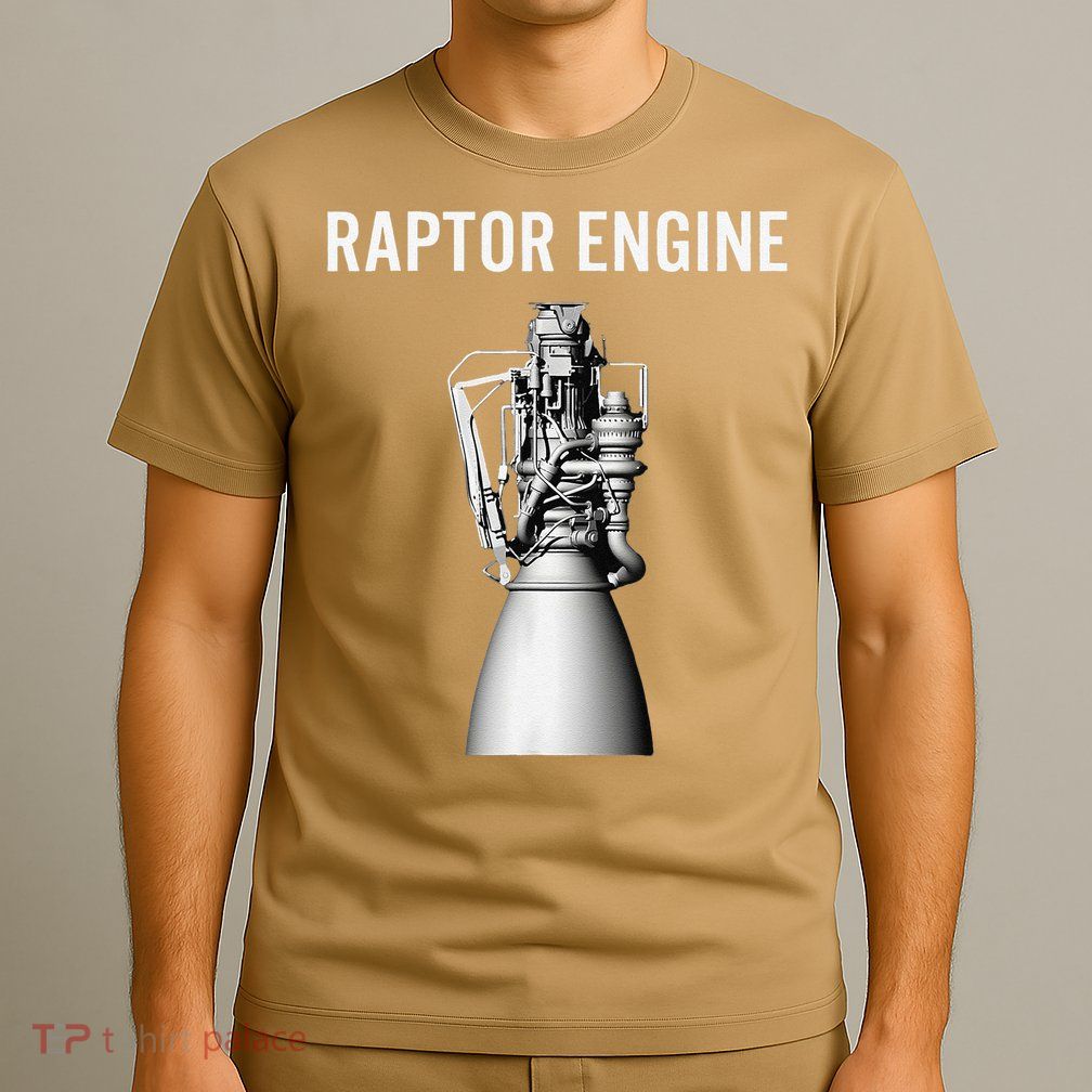 Starship Raptor Engine For Space Explorer  Rocket Scientist T-Shirt