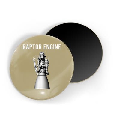 Starship Raptor Engine For Space Explorer  Rocket Scientist Magnet