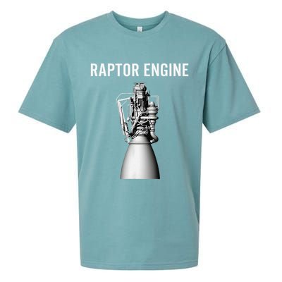 Starship Raptor Engine For Space Explorer  Rocket Scientist Sueded Cloud Jersey T-Shirt