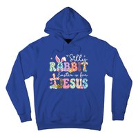 Silly Rabbit Easter Is For Jesus Cute Bunny Christian Faith Hoodie