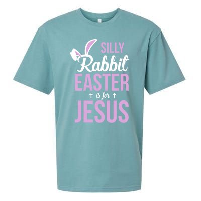 Silly Rabbit Easter Is For Jesus Great Gift Sueded Cloud Jersey T-Shirt