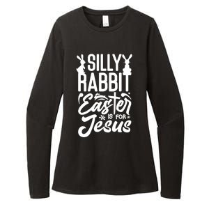 Silly Rabbit Easter Is For Jesus Proud Christian Easter Day Great Gift Womens CVC Long Sleeve Shirt