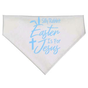 Silly Rabbit Easter Is For Jesus Gift USA-Made Doggie Bandana